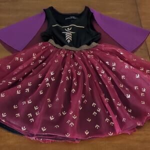 Disney Girls Frozen Anna Tull Skirt Dress/costume size Small GUC